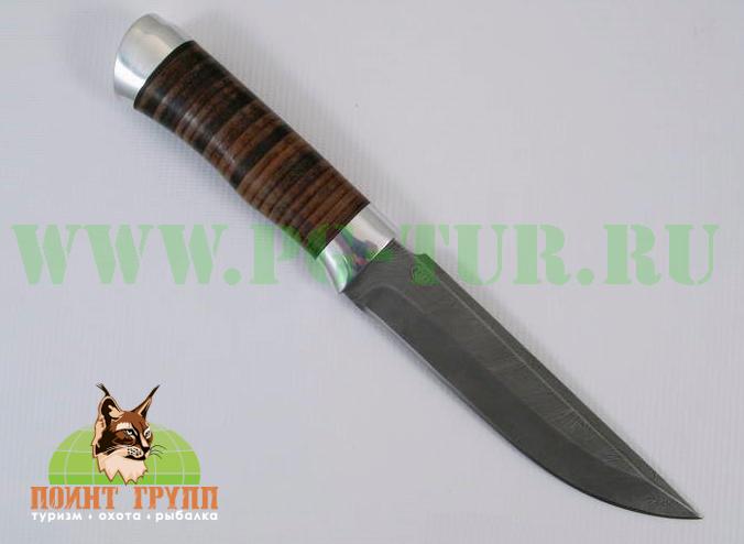 Нож Охотничий Н3 Чёрный Дамаск