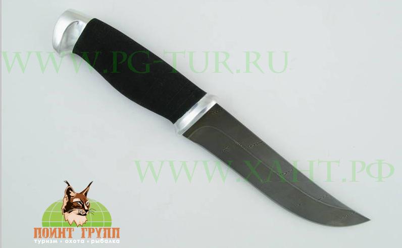 Нож Охотничий Н5 Чёрный Дамаск